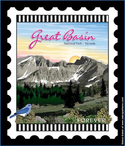 U.S. National Park Stamps Panel