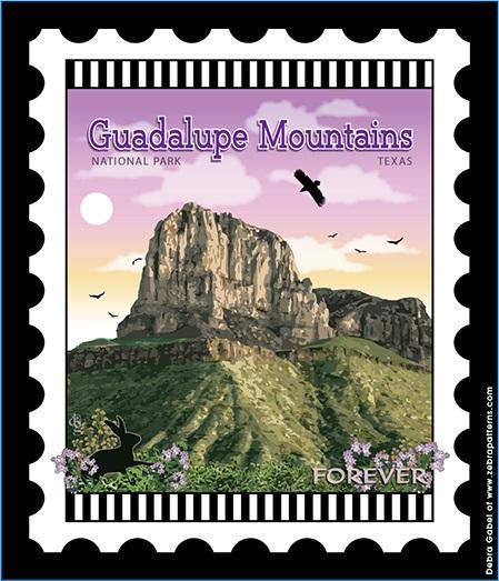 U.S. National Park Stamps Panel