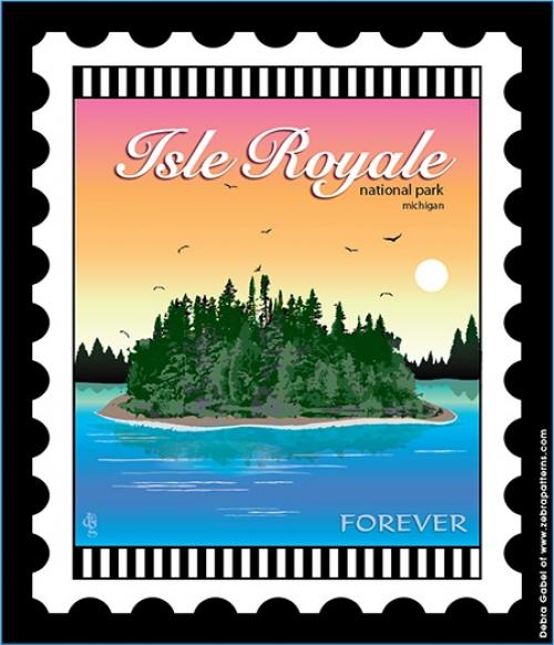 U.S. National Park Stamps Panel