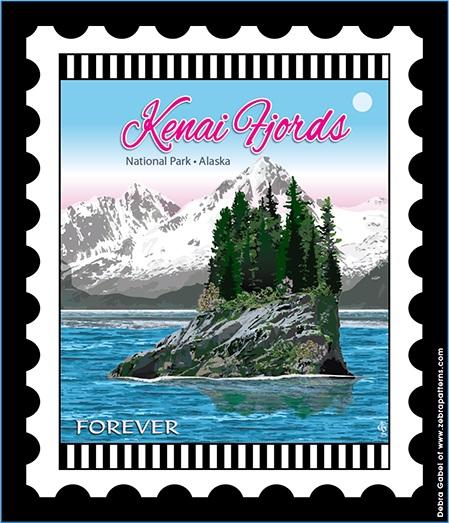 U.S. National Park Stamps Panel