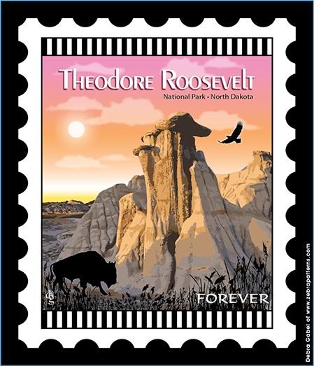 U.S. National Park Stamps Panel