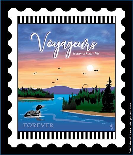 U.S. National Park Stamps Panel