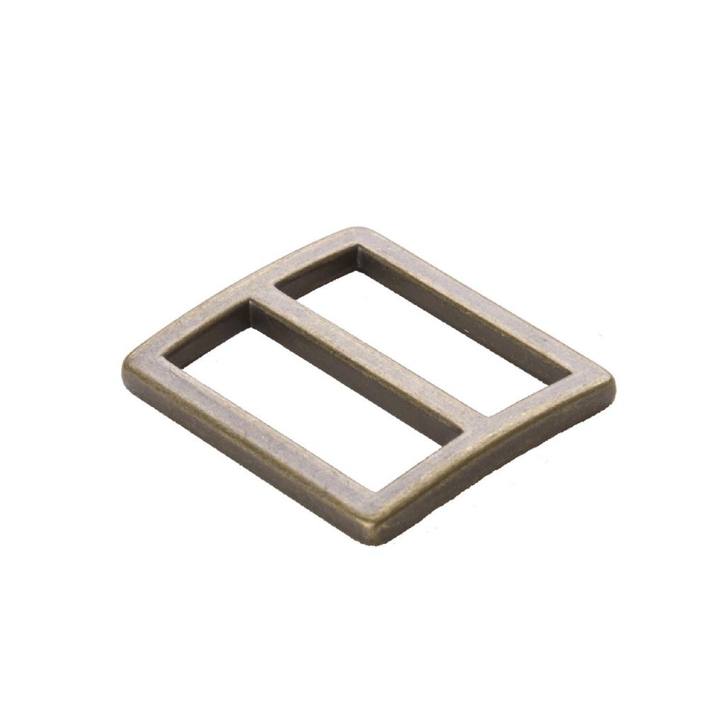 Slider 1in Ant Brass Widemouth, Flat