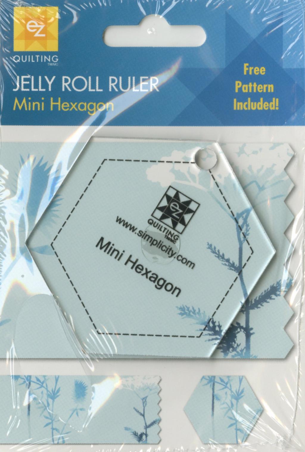 Jelly Roll Ruler Mini Hexagon 1pc