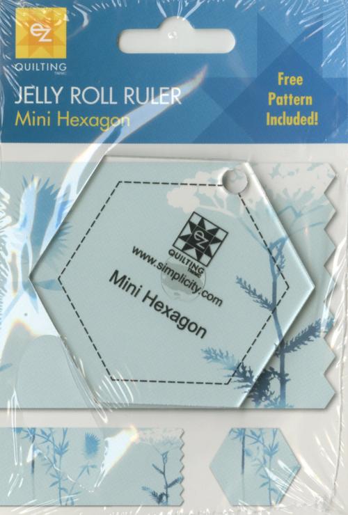 Jelly Roll Ruler Mini Hexagon 1pc
