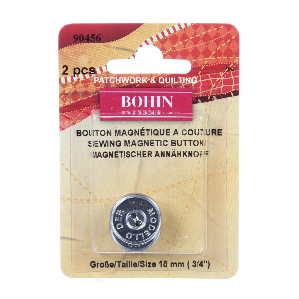 Buttons Magnetic Sew on  3/4in  2ct