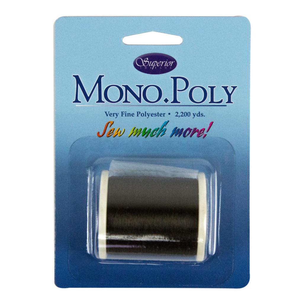 MonoPoly Invisible Polyester Thread .004mm 2200yds Smoke