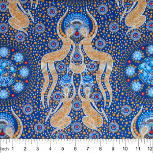 Aboriginal Prints Blue