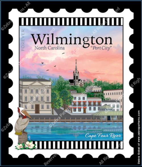 U.S. Cities & Destinations Stamps Panel