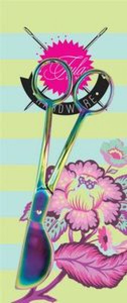 Tula Pink Micro Serrated Duckbill Scissors - 6 inch