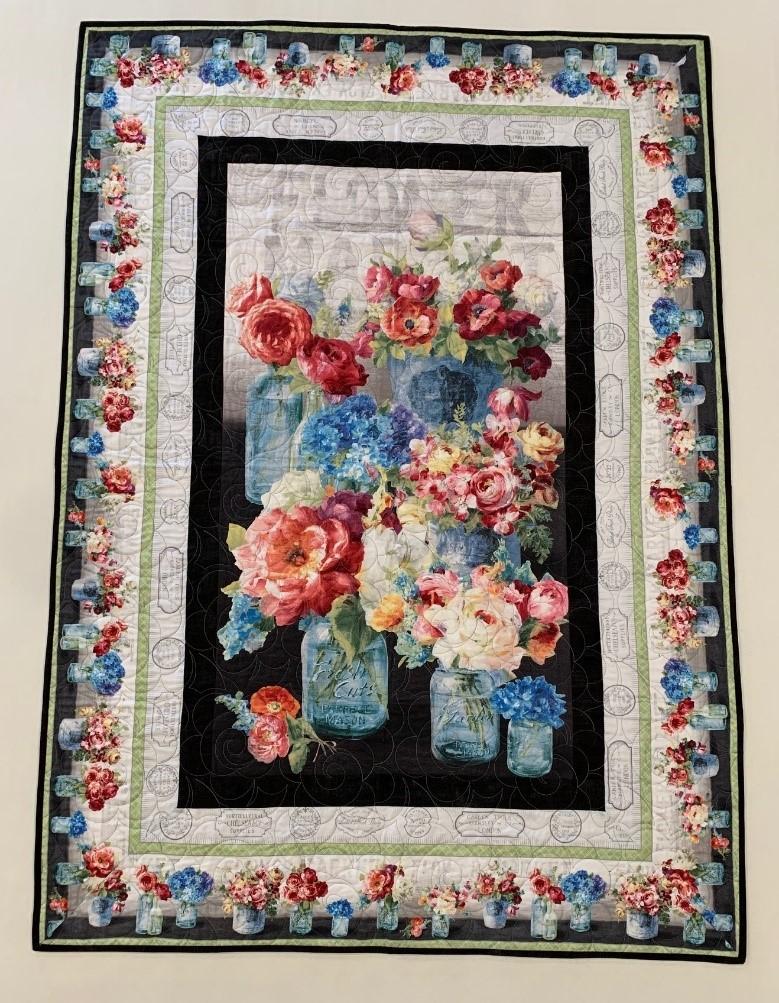 Flower Market Panel Quilt