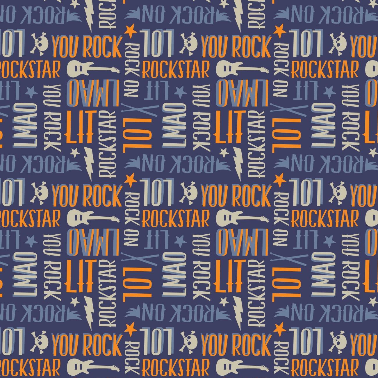 Rock On Blue