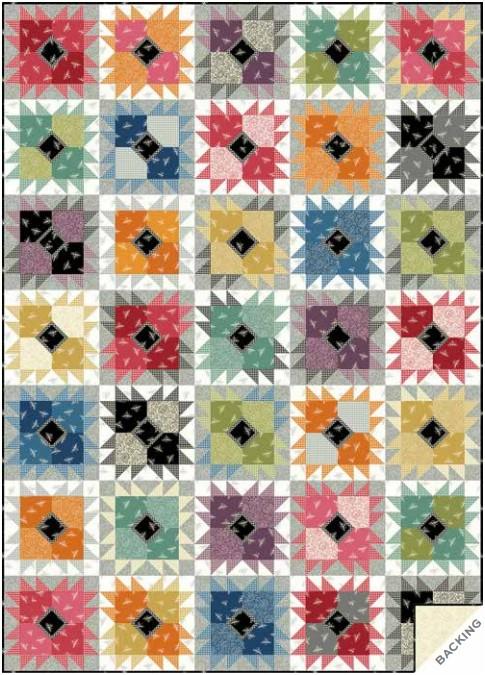 Chateau Star Soiree Quilt - FREE PATTERN DOWNLOAD