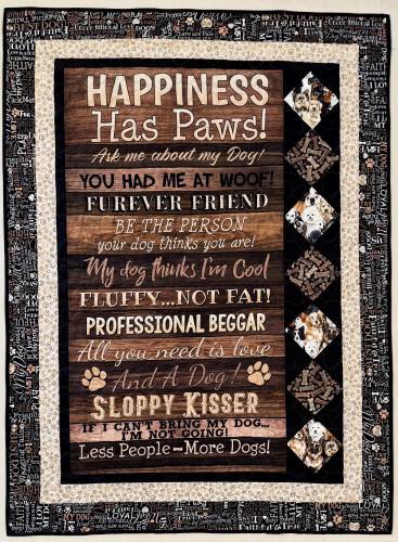 Happiness Has Paws! - Sidebar Quilt Kit
