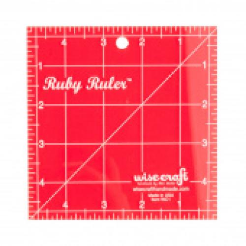Ruby Ruler - 5" Square