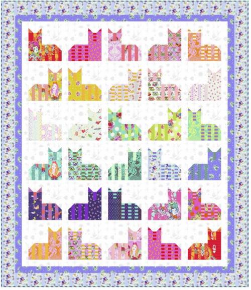 Chesire Cats Flake Quilt - FREE PATTERN DOWNLOAD