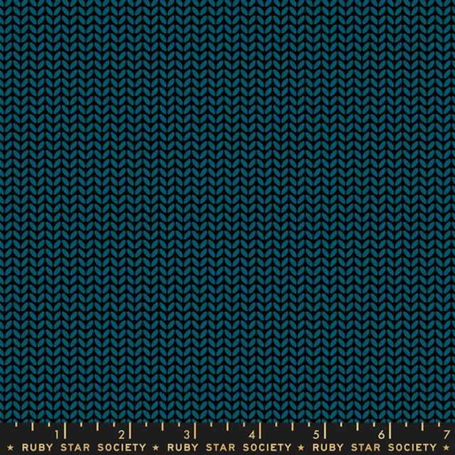 Ruby Star Society: Purl Teal - Old Country Store Fabrics