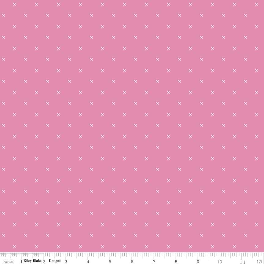 Bee Cross Stitch Pink