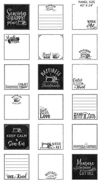 Sewing is my Happy Place Panel