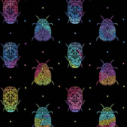 Rainbow Garden Black