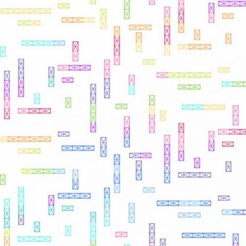 Rainbow Garden White