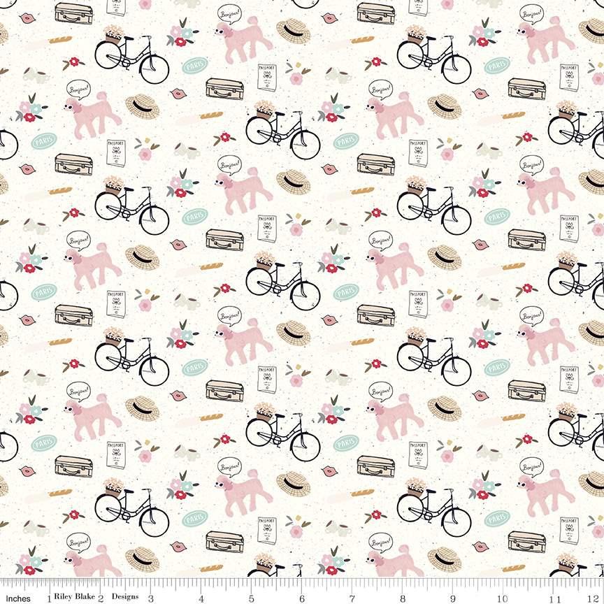 Saturday in Paris White