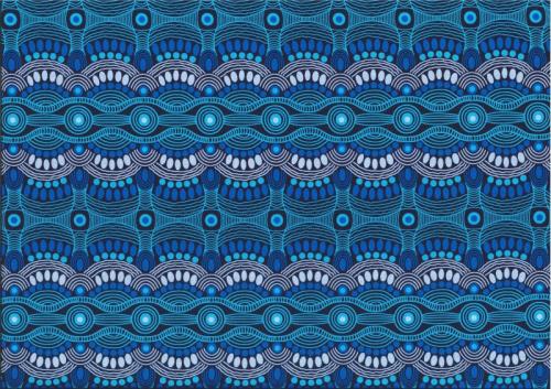 Aboriginal Prints Blue