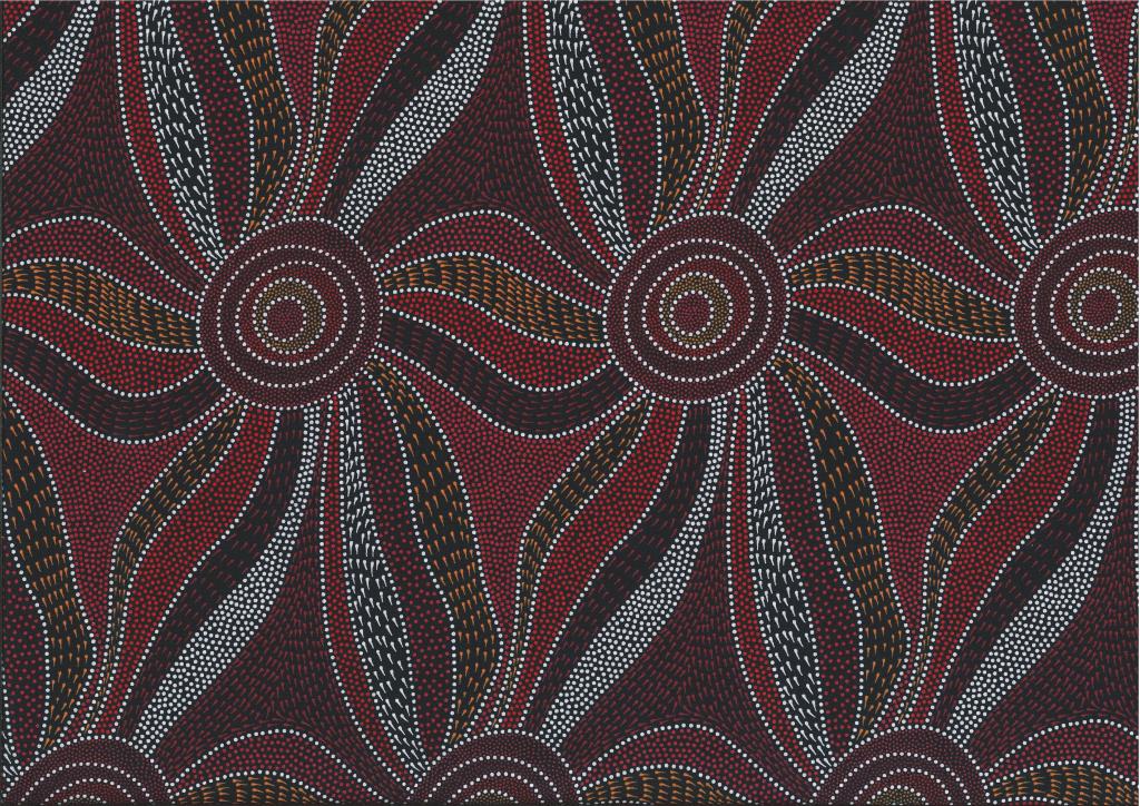 Aboriginal Prints Red
