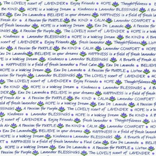 Lavender Blessings White