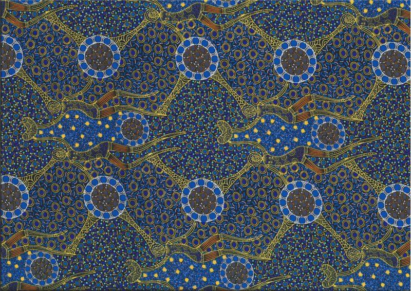 Aboriginal Prints Blue