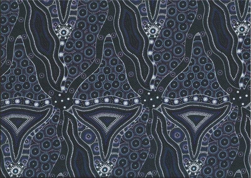 Aboriginal Prints Black