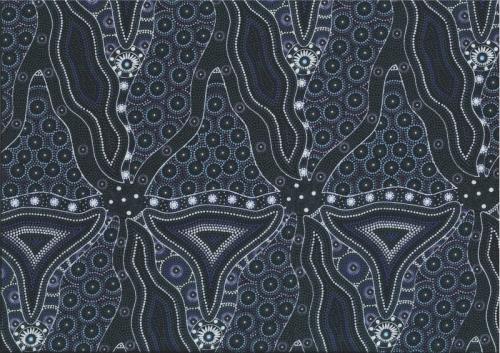 Aboriginal Prints Black