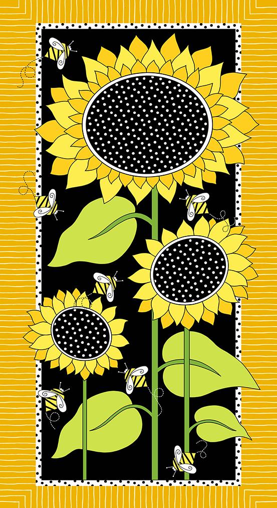 Sunflowers and Honey Panel