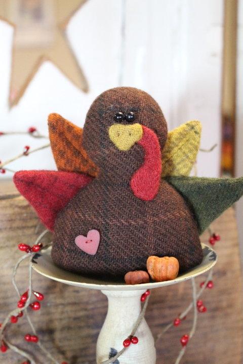 I Love Turkey Pincushion Pattern