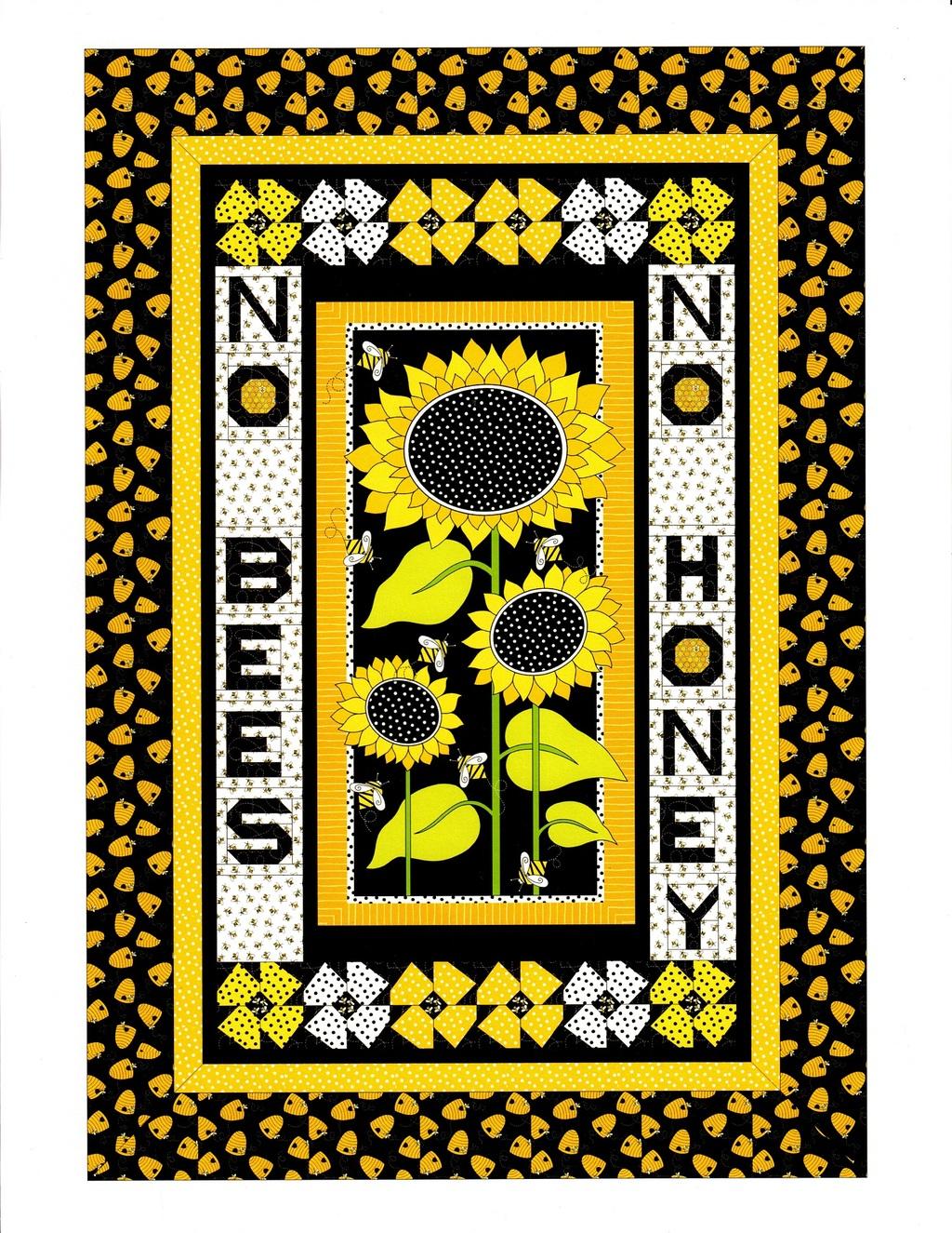 No Bees, No Honey Quilt Kit