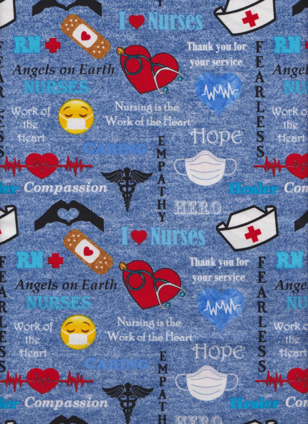 Thank You Heroes Blue