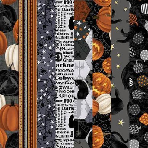 Midnight Magic Fabric Pack - 8 Fat Quarters