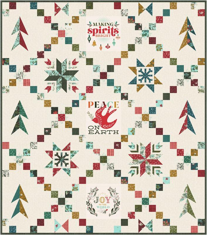 Cheer and Merriment Quilt Kit - LAST ONE!