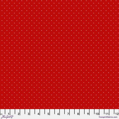 Tiny Dots & Stripes Red