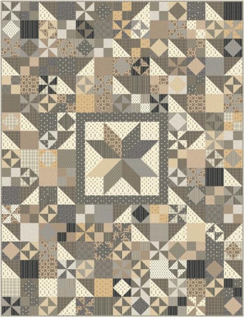 Simple Sampler Quilt Kit - Greige Goods