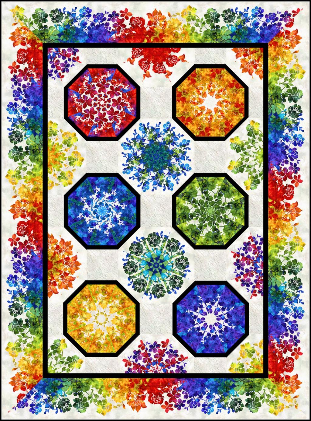 Sunshine Kaleidoscope Quilt Kit