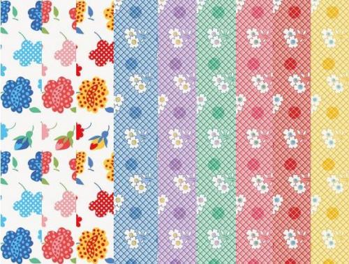 Basin Feedsacks Fabric Pack - 9 Fat Quarters