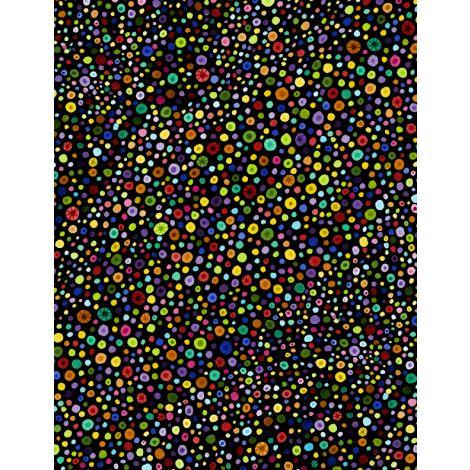 Glass Beads 108 Black