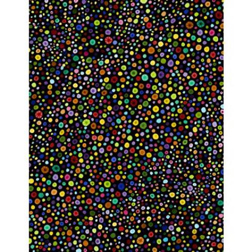 Glass Beads 108 Black