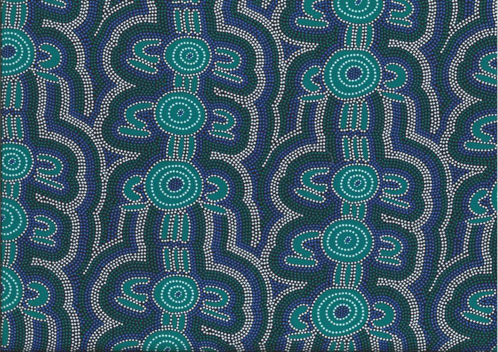 Aboriginal Prints Blue