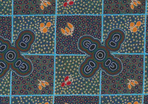 Aboriginal Prints Blue