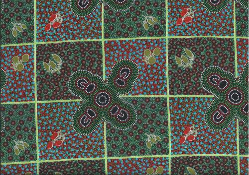 Aboriginal Prints Green