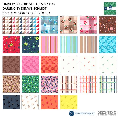 Darling 10" Squares