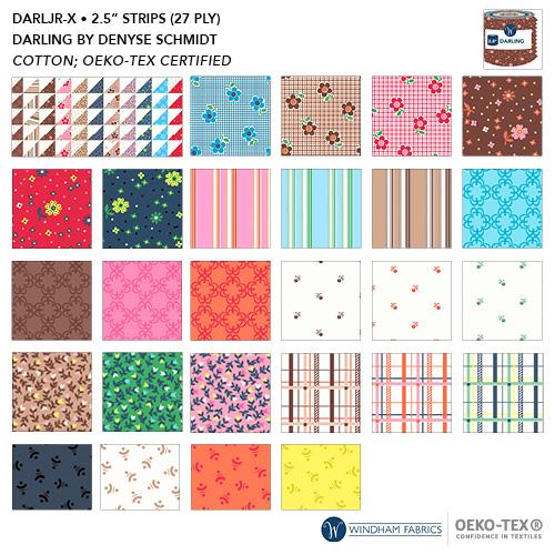 Darling 2½" Strips