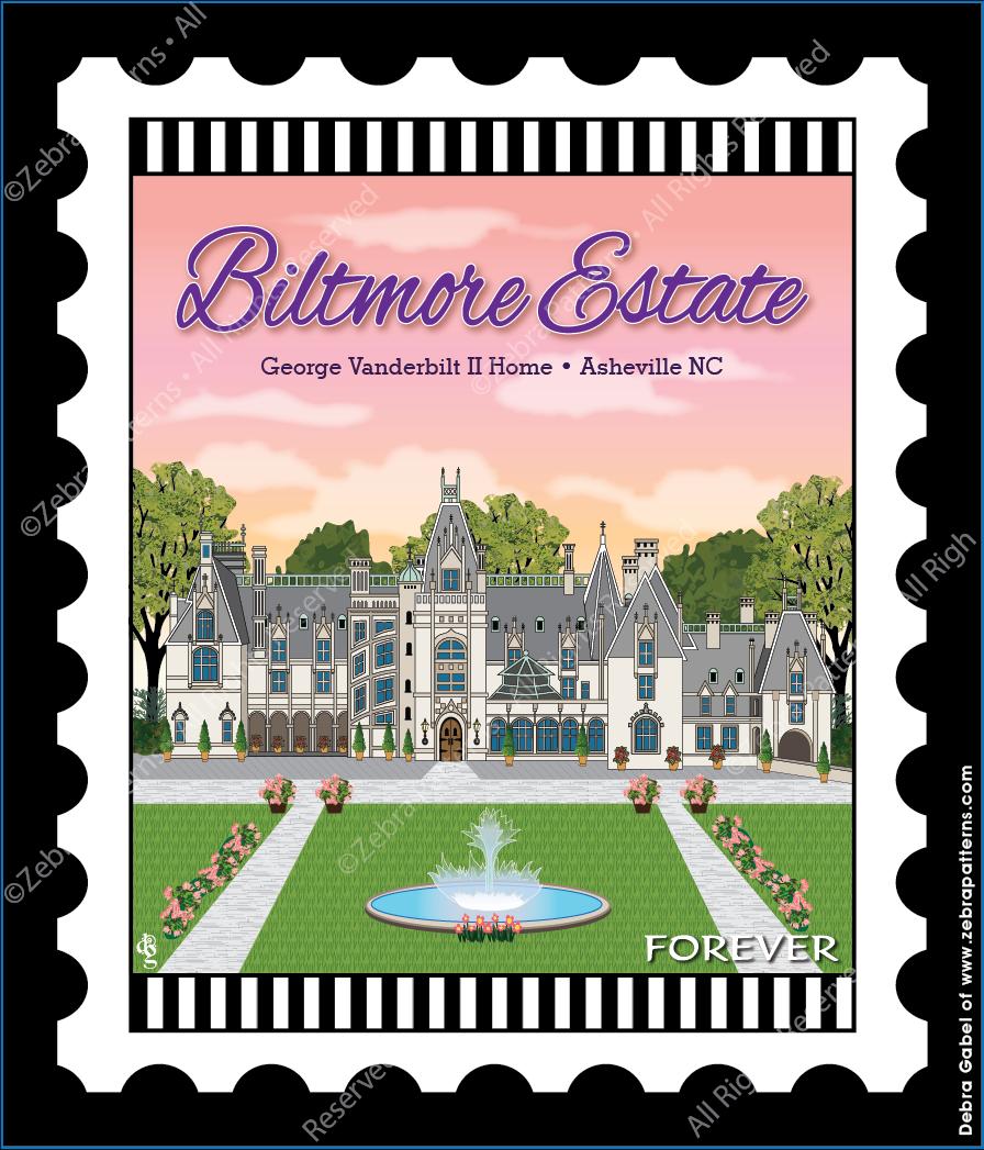 U.S. Cities & Destinations Stamps Panel